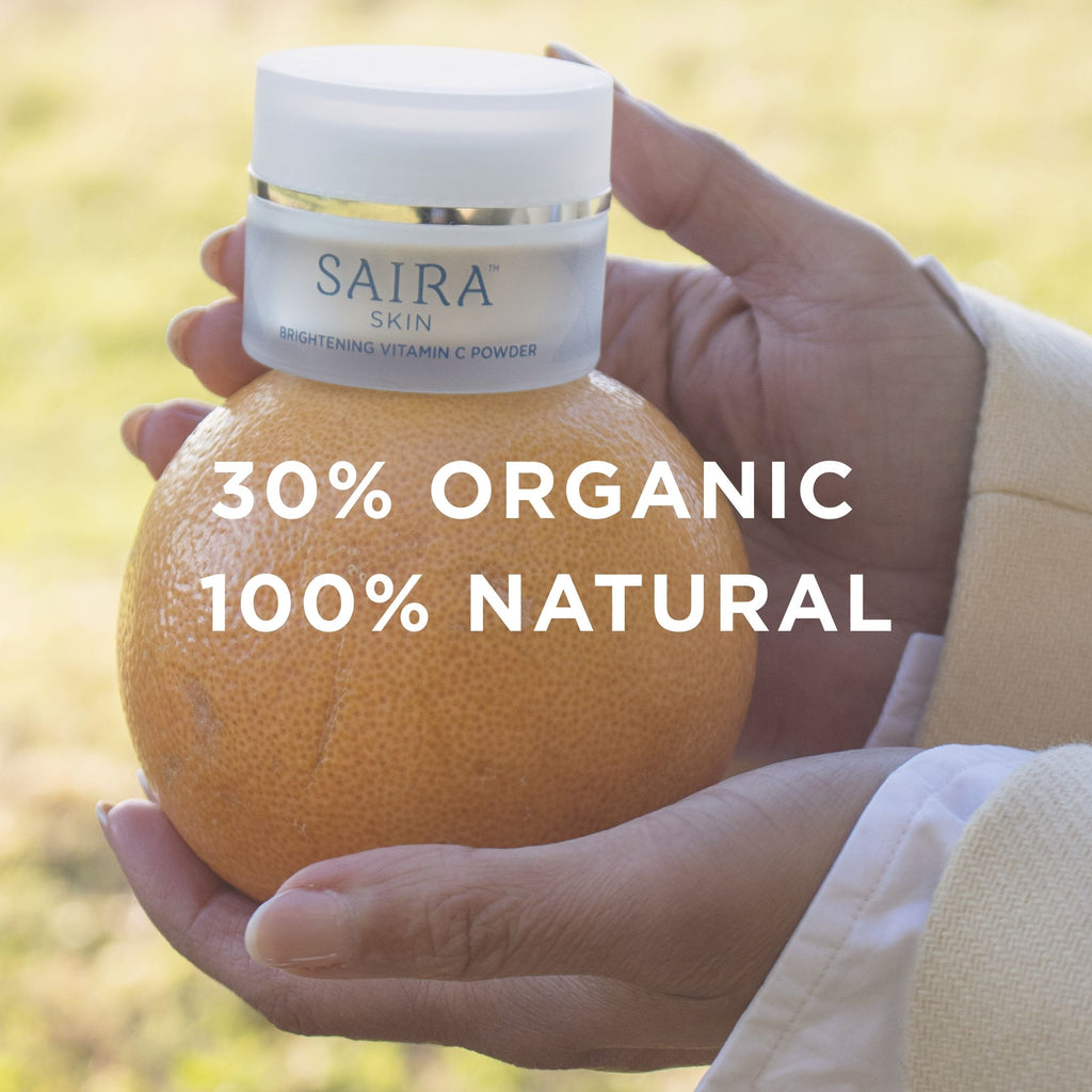 Brightening Vitamin C Powder infographic