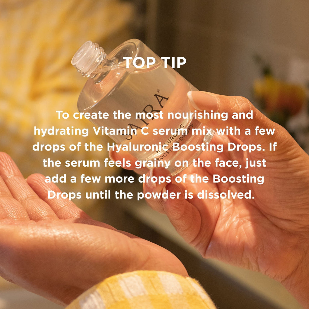 Brightening Vitamin C Powder infographic