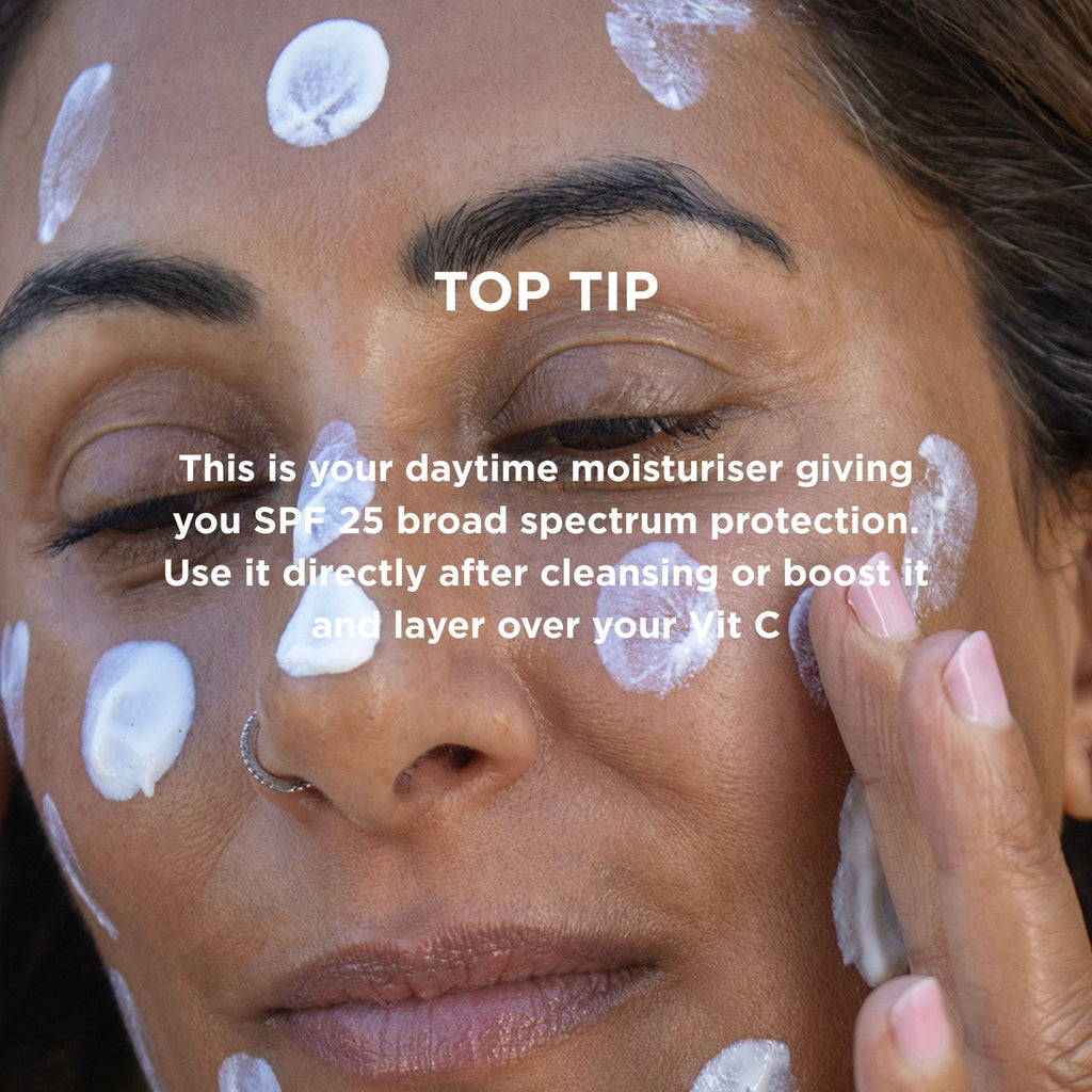 SPF 25 Moisturiser infographic