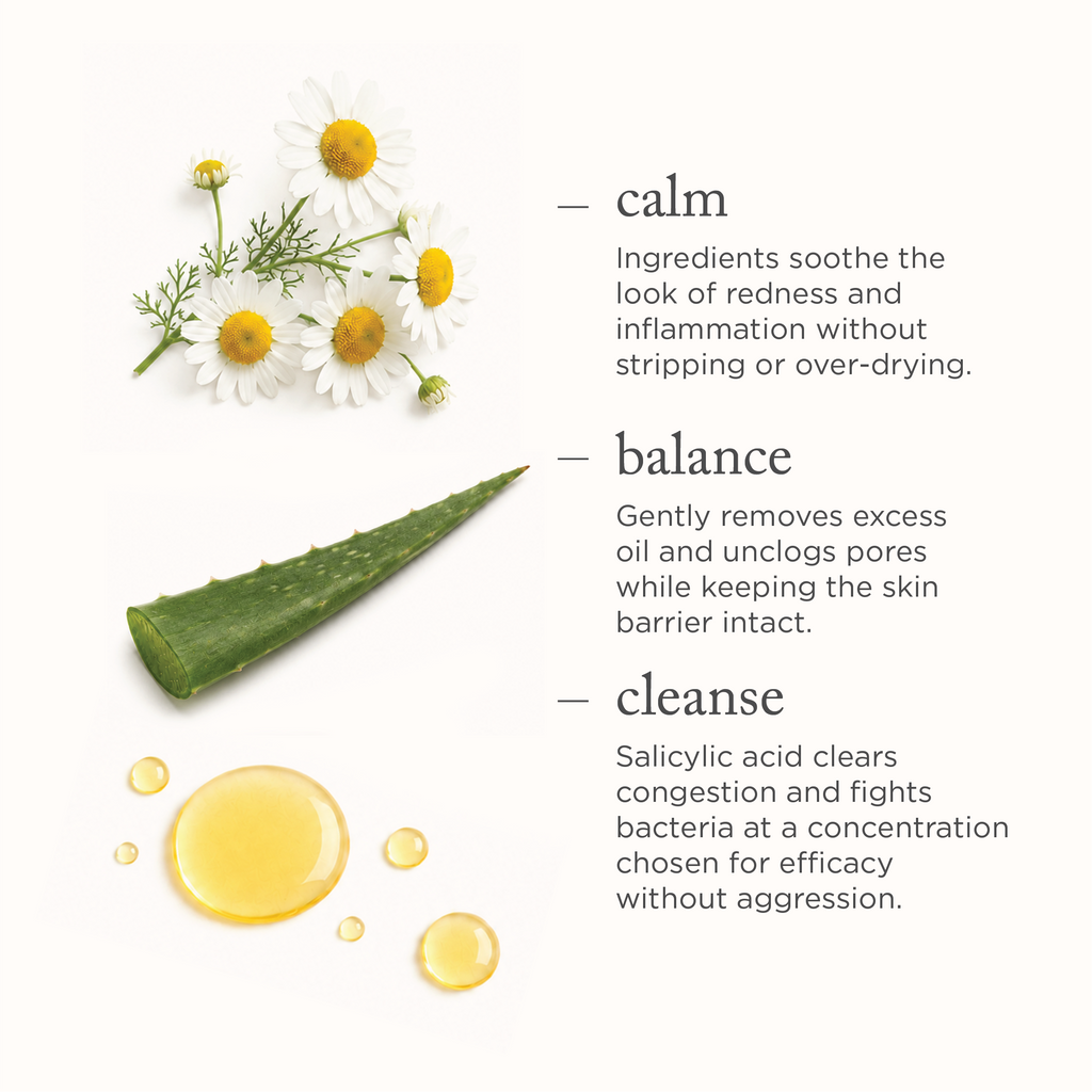 Balanced cleansing, wherever you go