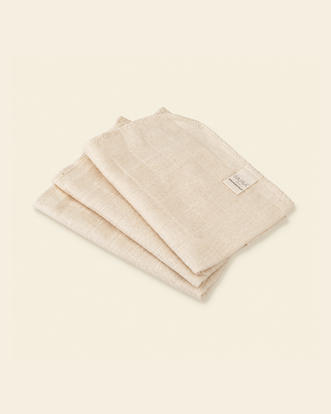 Exfoliating Organic Muslin Cloths