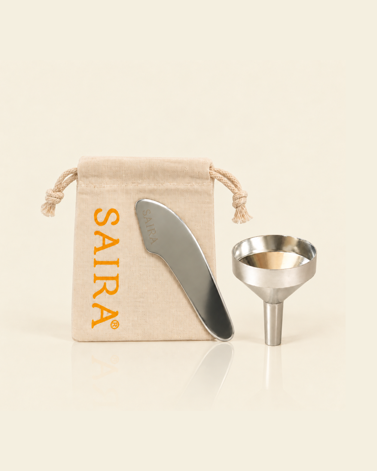 The Stainless Steel Spatula and Funnel Ritual Set