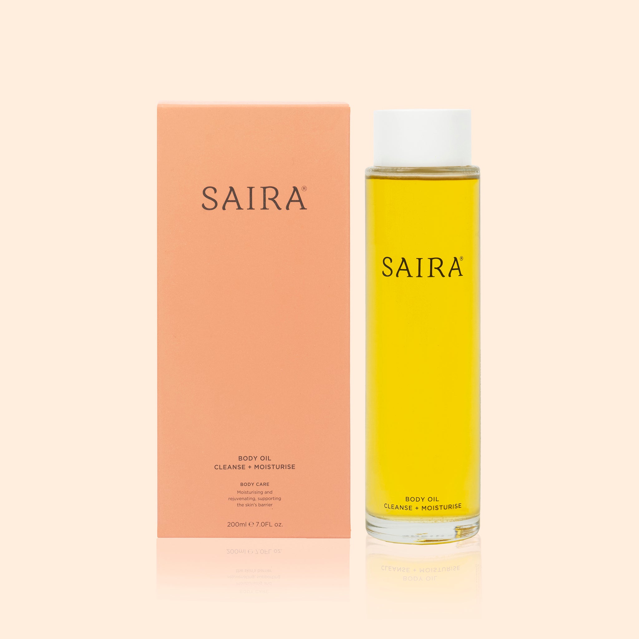 Organic Moisturising Body Oil Wash + Muslin Cloth