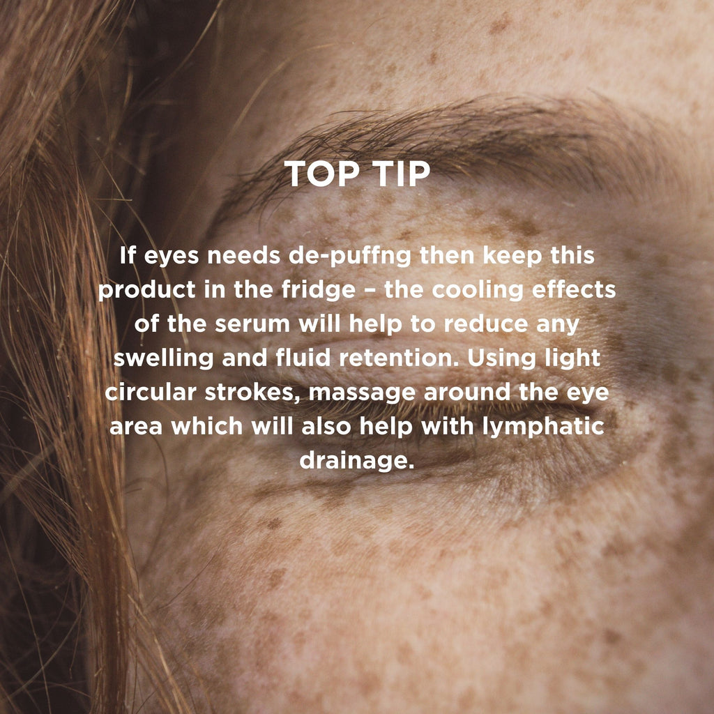 Firming Eye Serum infographic
